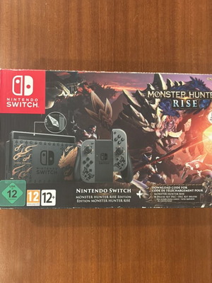 Nintendo Switch Monster Hunter Rise Edition box used packaging only