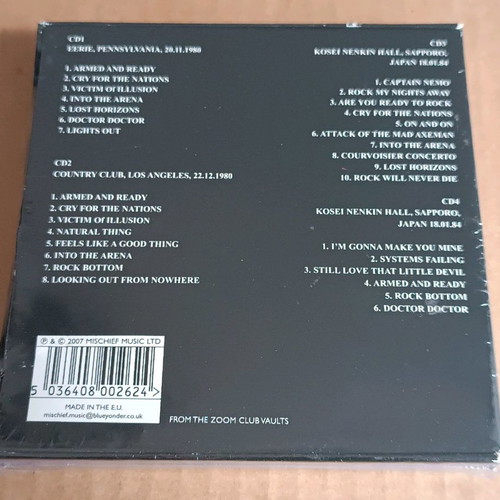 MSG The Mad Axeman Live 4-CD new, Michael Schenker Group