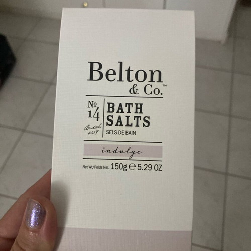 Belton & Co. Bath Salts new, spicy pomegranate scent