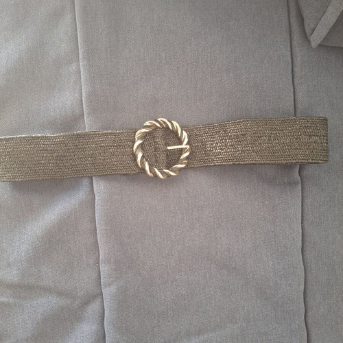 Elastic belt, black and gold