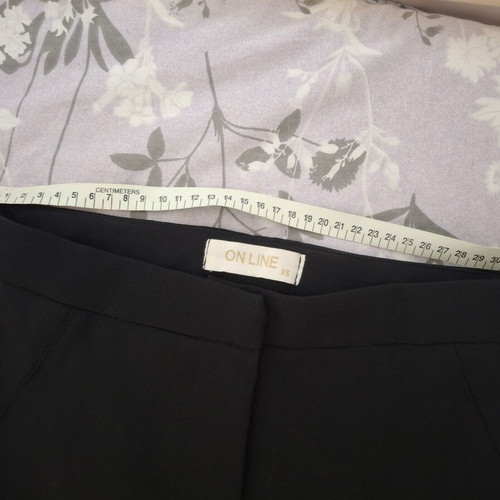 On Line flare pants, black, size XS