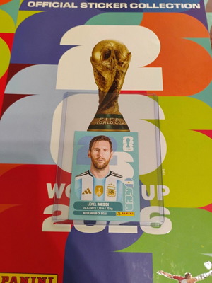 Lionel Messi FIFA World Cup 2026 Panini sticker καινούργιο
