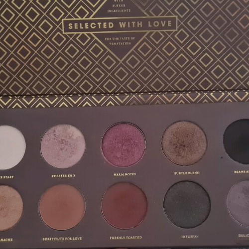 Zoeva Cocoa Blend eyeshadow palette used, 10 shades