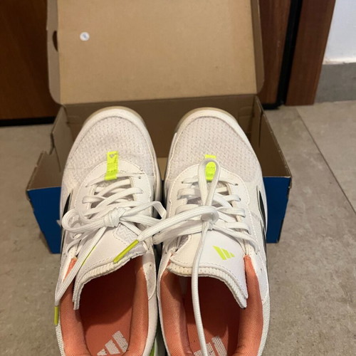 Adidas Padel Shoes like new, size 39.5, white
