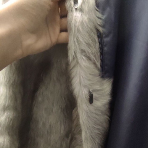 Natural rabbit fur jacket like new, size M