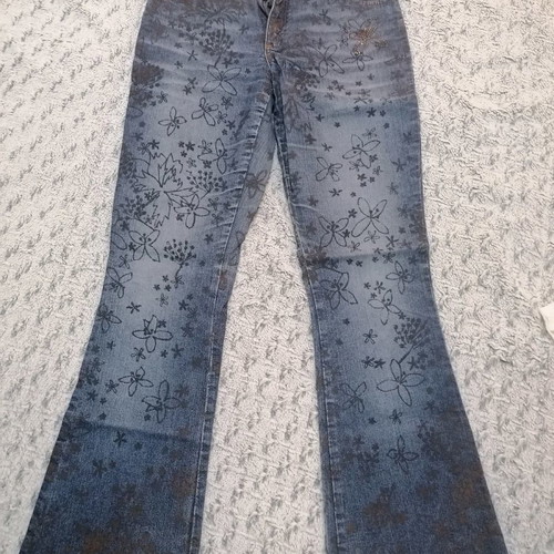 Blugirl Blumarine jeans used, size 36, embossed leather design