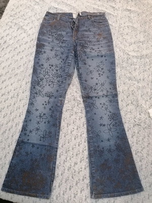 Blugirl Blumarine jeans used, size 36, embossed leather design
