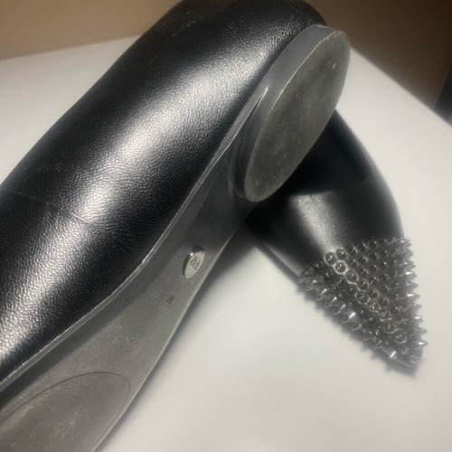 Zara ballerina shoes like new with metal studs, size 38, black