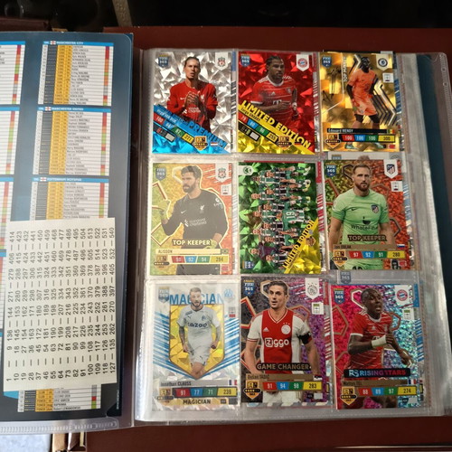 Adrenalyn XL Panini album with about 120 football cards 2023, new