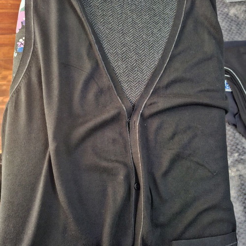 MFG Fashion Victims Black Men's Vest XL like new