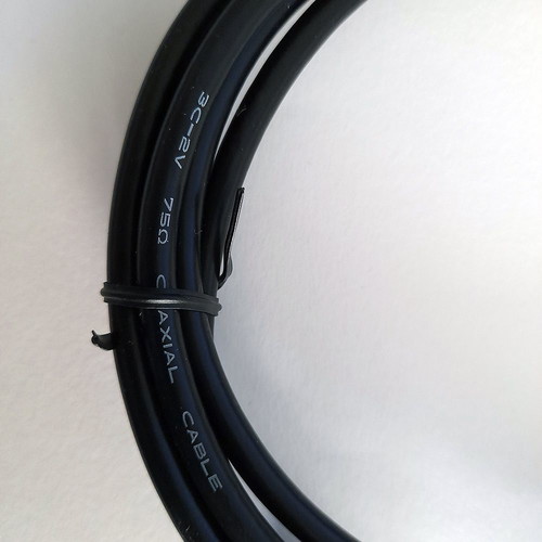 Coaxial antenna cable male to male used 1.8 meters