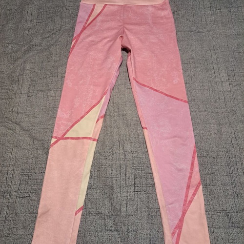 High-waisted pink sports leggings new