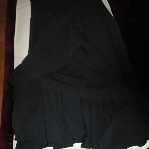 Madeleine cotton midi skirt black like new