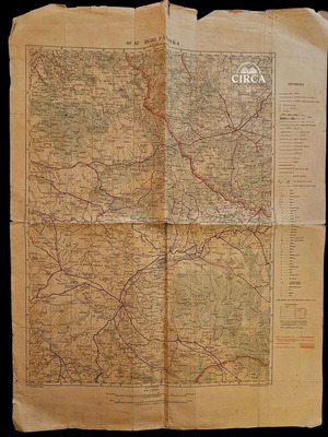Egri Palanka 1916 βρετανικός στρατιωτικός χάρτης, G.S.G.S. 3110