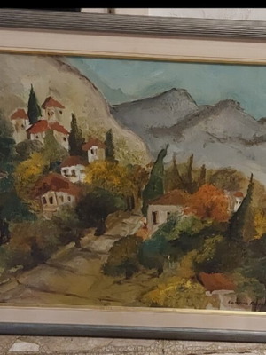 Κ Γεωργαντά έργο τέχνης ζωγραφική