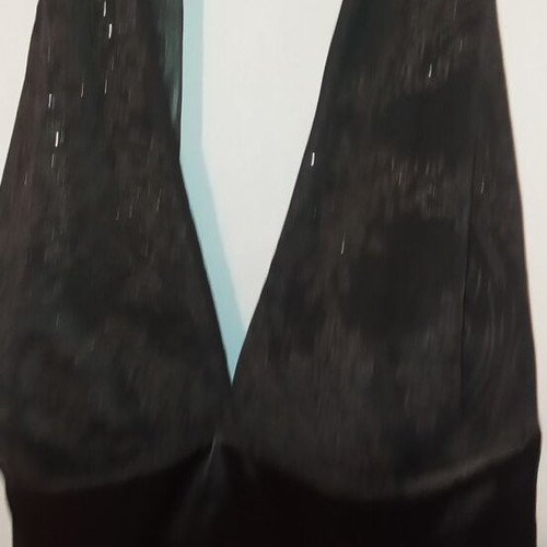 Black evening dress with rhinestones like new, size S