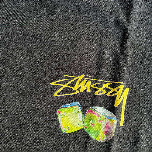 Stussy Chrome Dice Tee new, size S and M, black