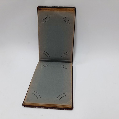 Vintage leather photo album, early 20th century, 40 blank pages