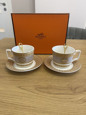 Hermes coffee set, 100% porcelain