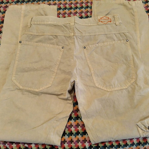 Harley Davidson men's jeans size 30 like new, beige