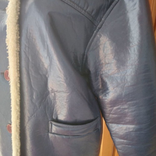 Jacket with lining used, blue, size L