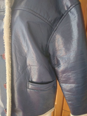 Jacket with lining used, blue, size L
