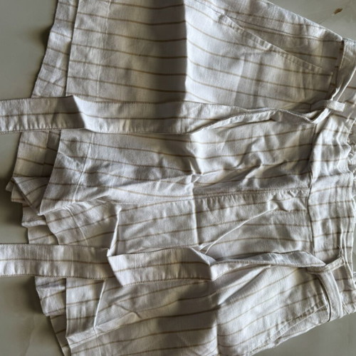 Summer shorts like new, white and beige