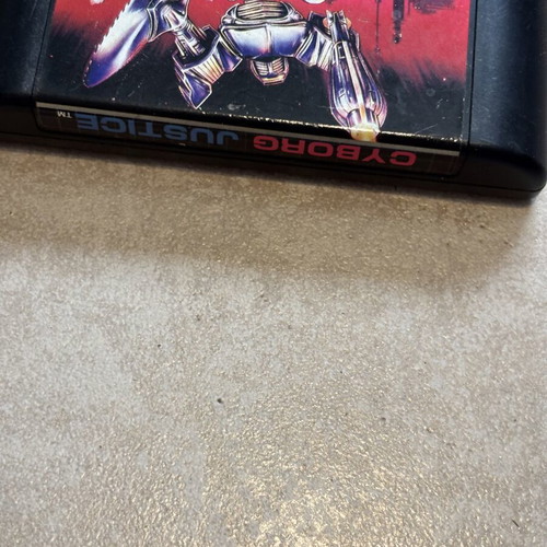 Cyborg Justice Sega Genesis game