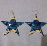Star earrings new multicolored