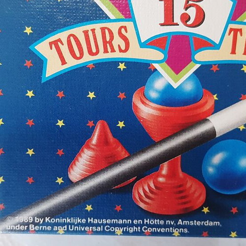 Hocus Pocus Magic Show vintage 1989 with wire puzzle game