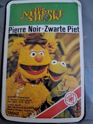The Muppet Show collectible card game used with figures