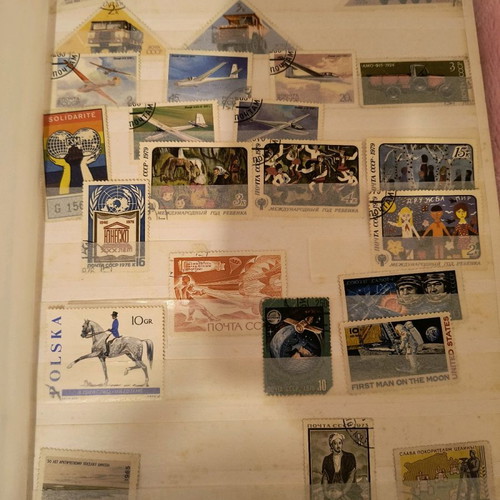 Stamps used from various countries