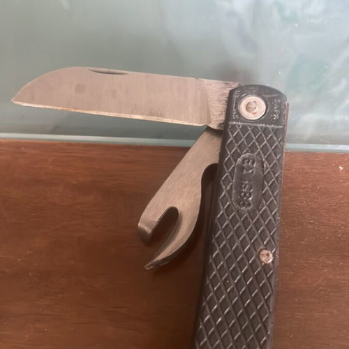 ES folding knife used, Greek Army