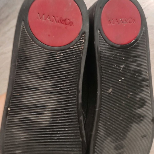 Max&Co women's fabric shoes used, size 39, black