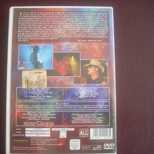 Seventh Key Live In Atlanta DVD like new, melodic metal