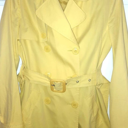 Toi&Moi trench coat like new, spring, size Small, yellow