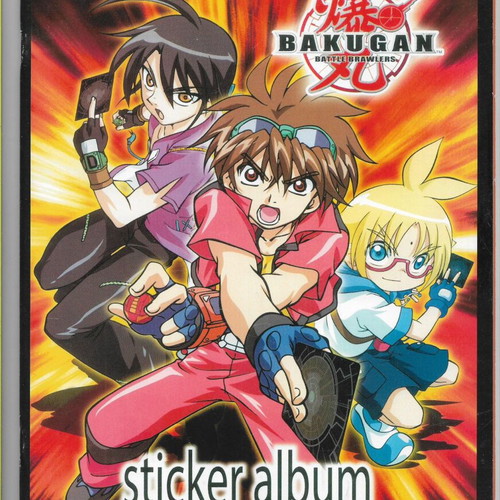 Bakugan sticker album new, 2010 decade, 28x20.5 cm, 32 pages