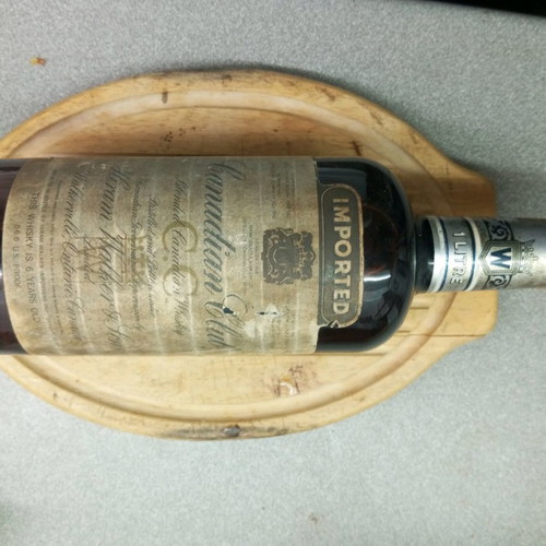 Canadian Club whiskey 1 liter vintage from 1978 new