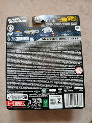 Mercedes-Benz 500 SEL Hot Wheels new, sealed packaging