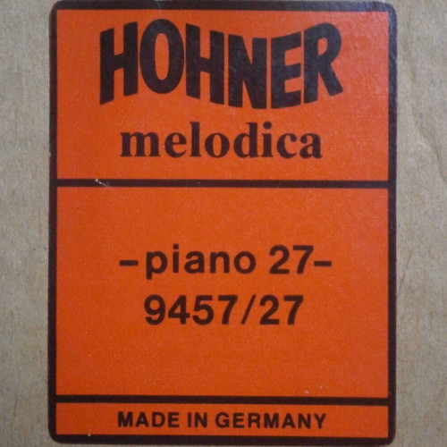 Hohner Melodica Piano 27 Vintage Made in Germany New with Case