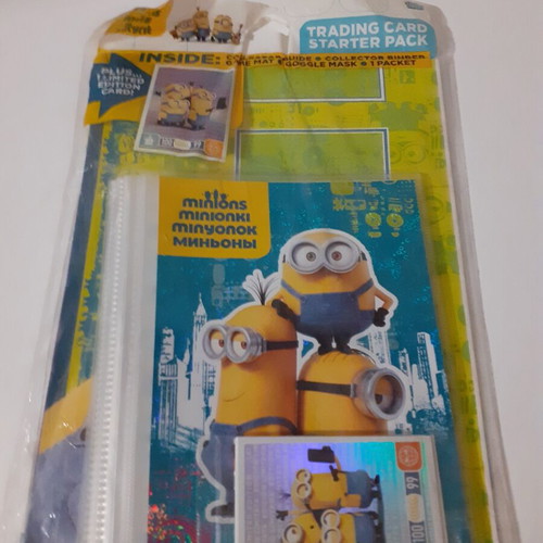 Minions album and cards new, sealed pack