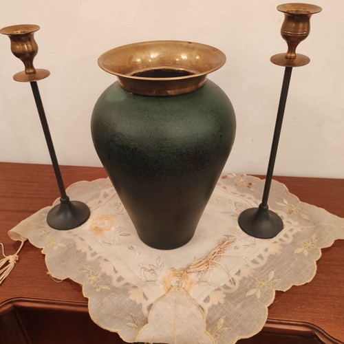 Various decorative items used 20-35 cm with patina