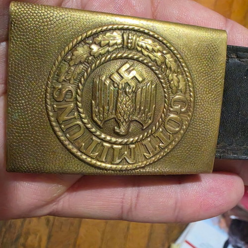 Kriegsmarine Wehrmacht German buckle World War II like new