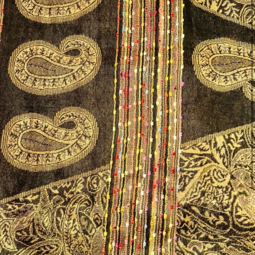 Pashmina 100% pashmina like new, handmade colorful design