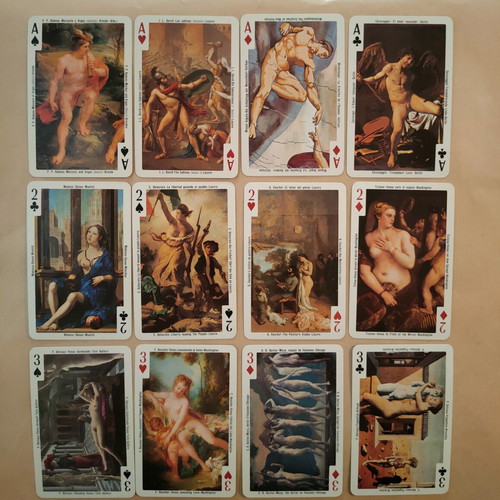 Playing Cards The Nude in Art Fournier like new