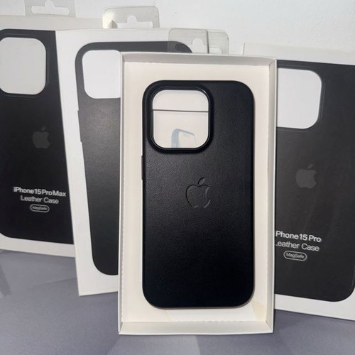 Apple Leather Case for iPhone 15, 15 Pro, Plus and Pro Max new