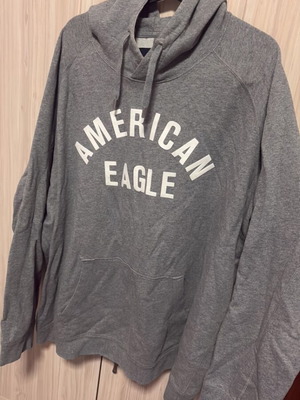 American Eagle hoodie gray XXL like new