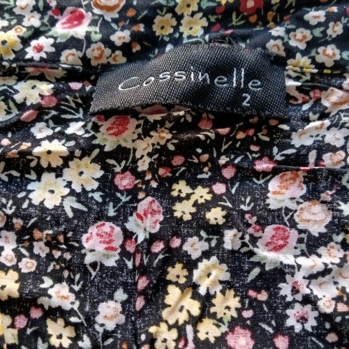 Cossinelle blouse like new, floral design, size XL