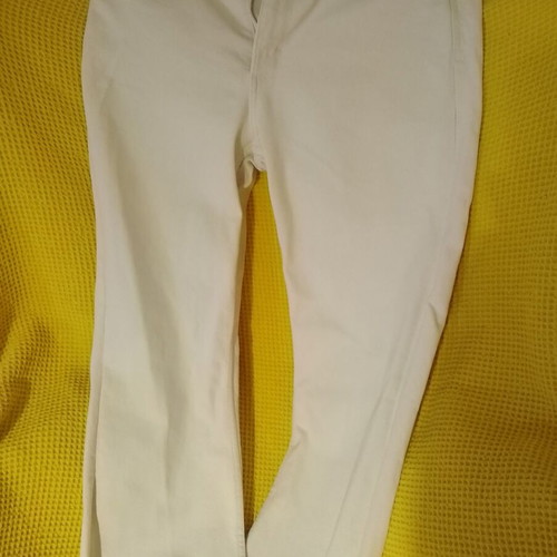 Zara jeans crop flared pants like new, beige, size XL