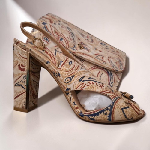 Goveci leather sandals size 39 with gift bag